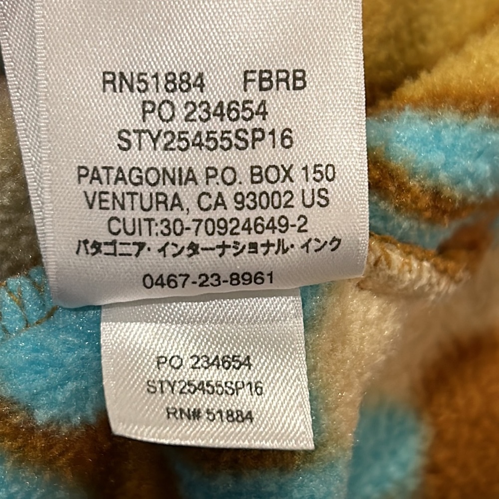 Patagonia Synchilla Snap T Lightweight Fleece Pullover Jacket. XS. Feath… - Picture 15 of 17